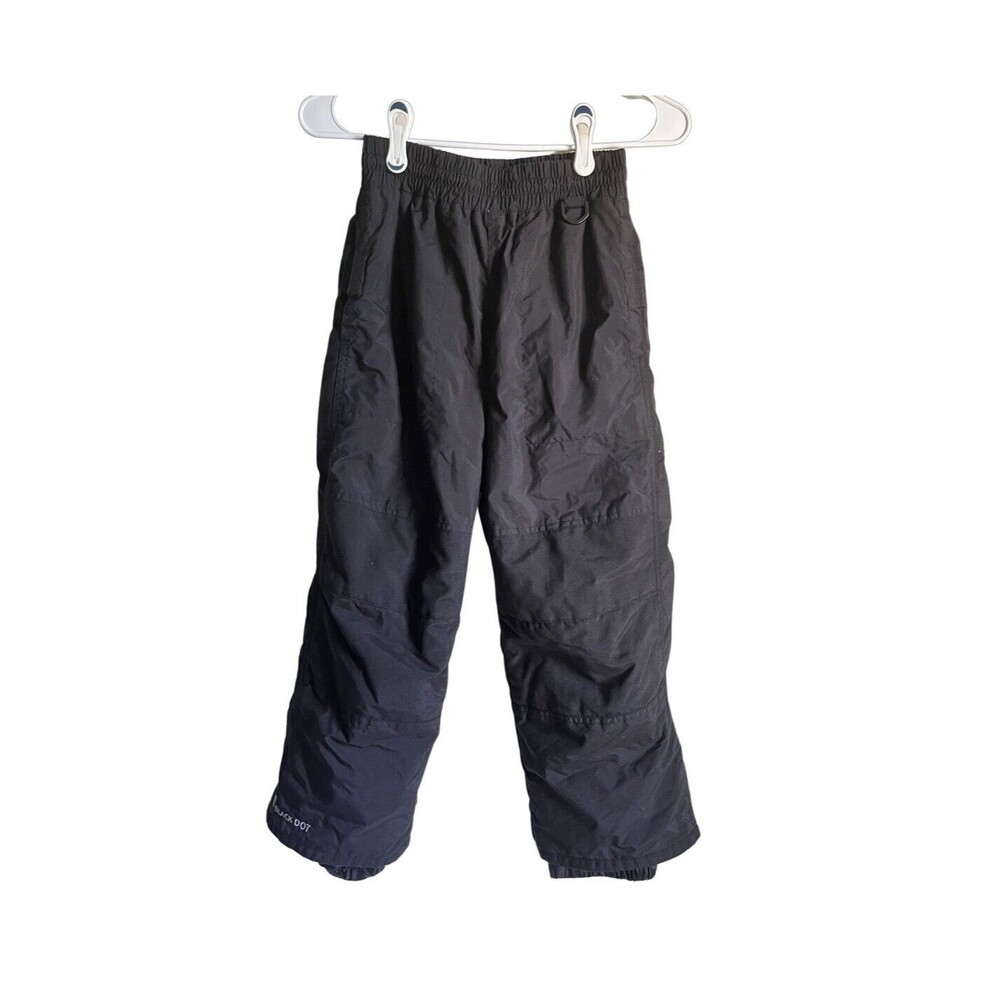 Black Dot Pacific Trail Snow Pants Waterproof Winter Black Youth Kids S